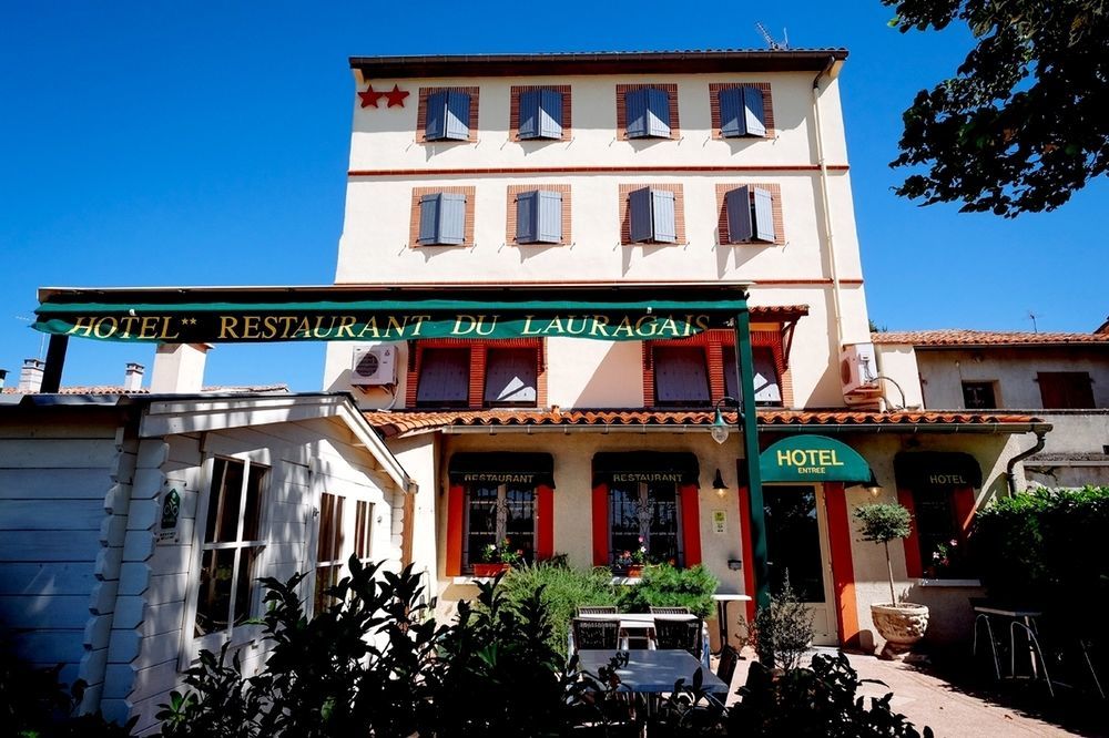 Hotel Restaurant Du Lauragais Logis De France Villefranche-de-Lauragais Exterior foto